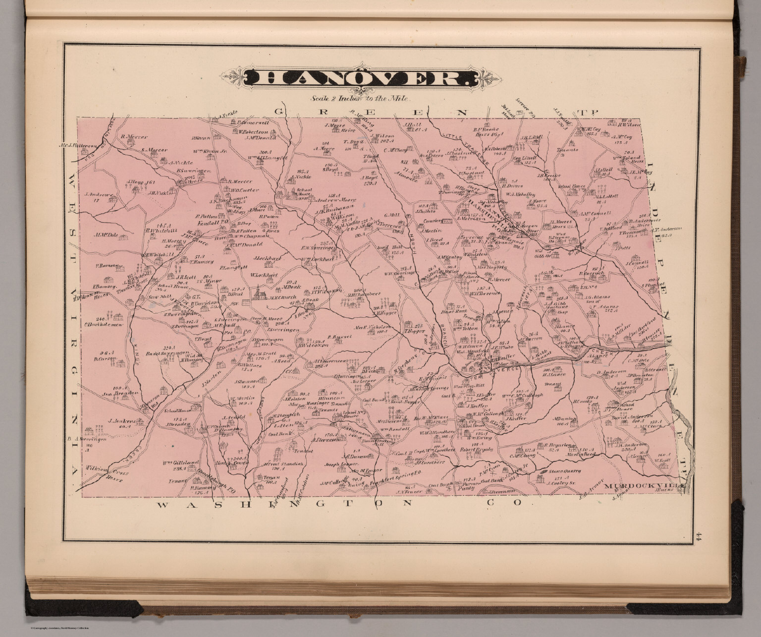 Hanover Township, Beaver County, PA. - David Rumsey Historical Map