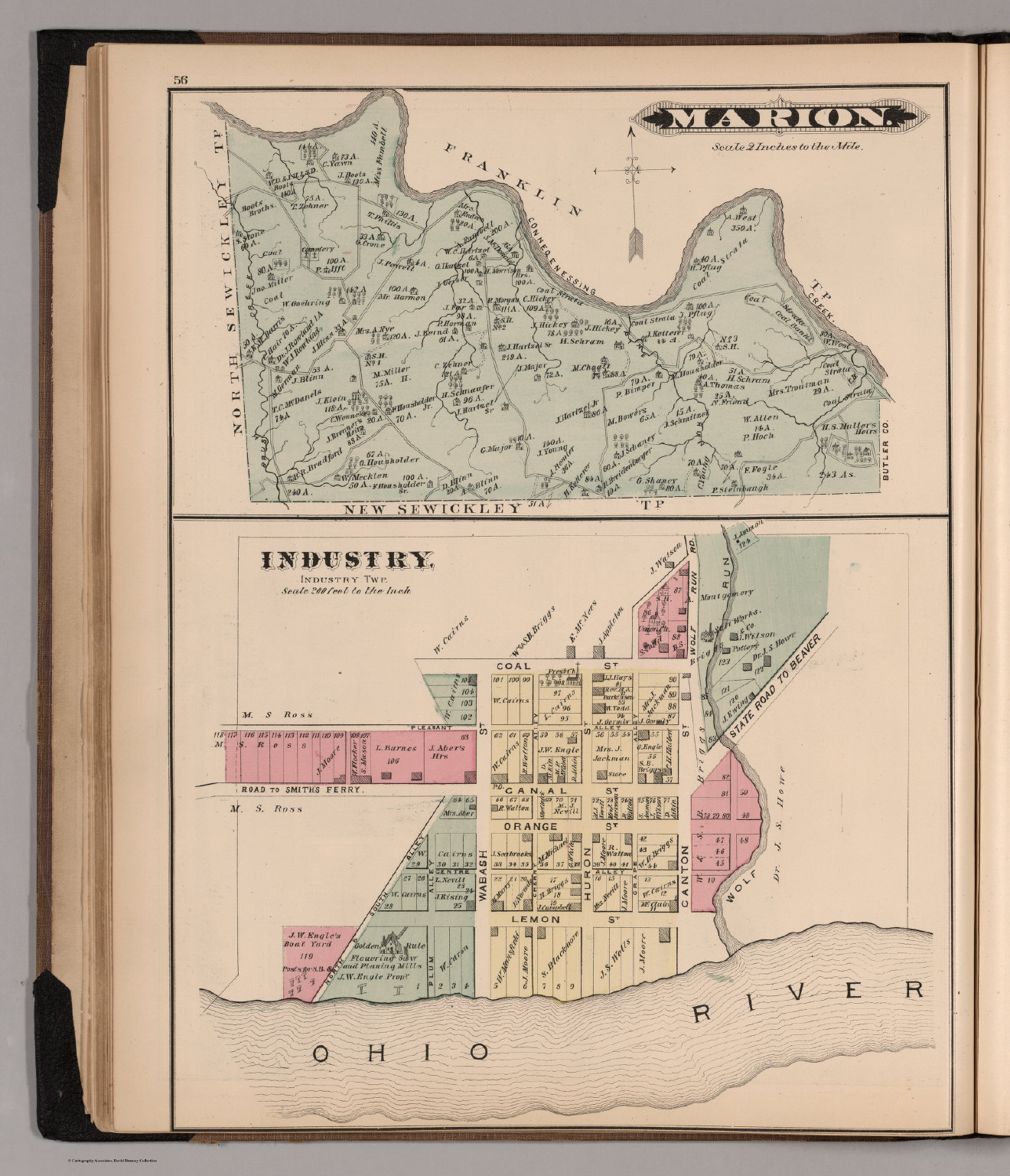 Marion Township ; Industry Township, Beaver Co. PA. David Rumsey