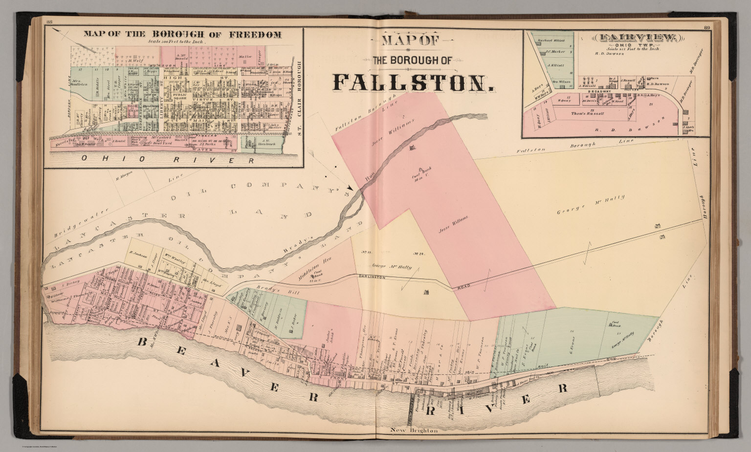 Map of the Borough of Fallston - David Rumsey Historical Map Collection