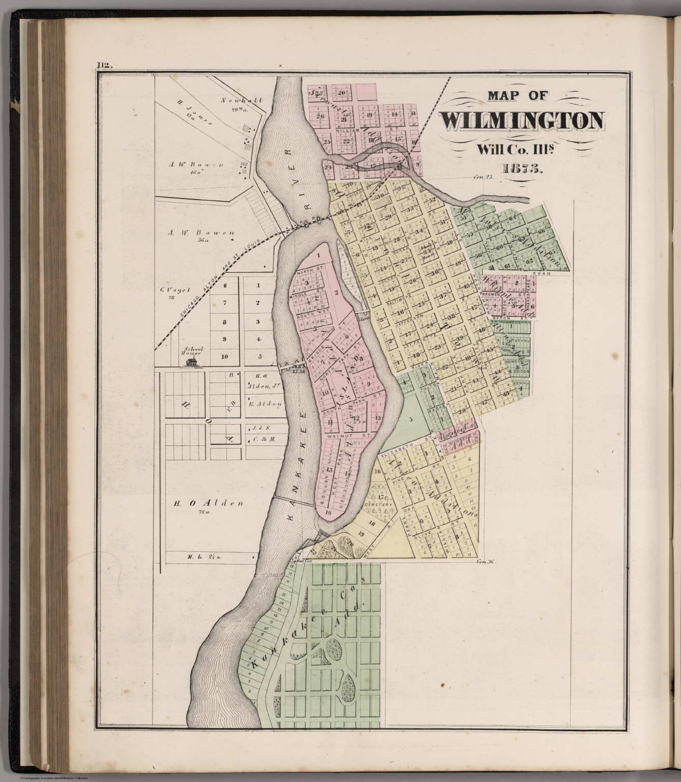 Wilmington Will County Illinois David Rumsey Historical Map Collection 0663