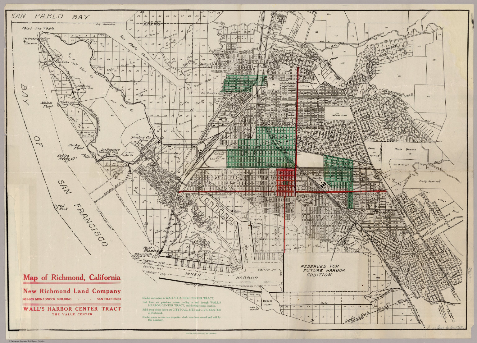 Map Of Richmond California Map of Richmond, California   David Rumsey Historical Map Collection