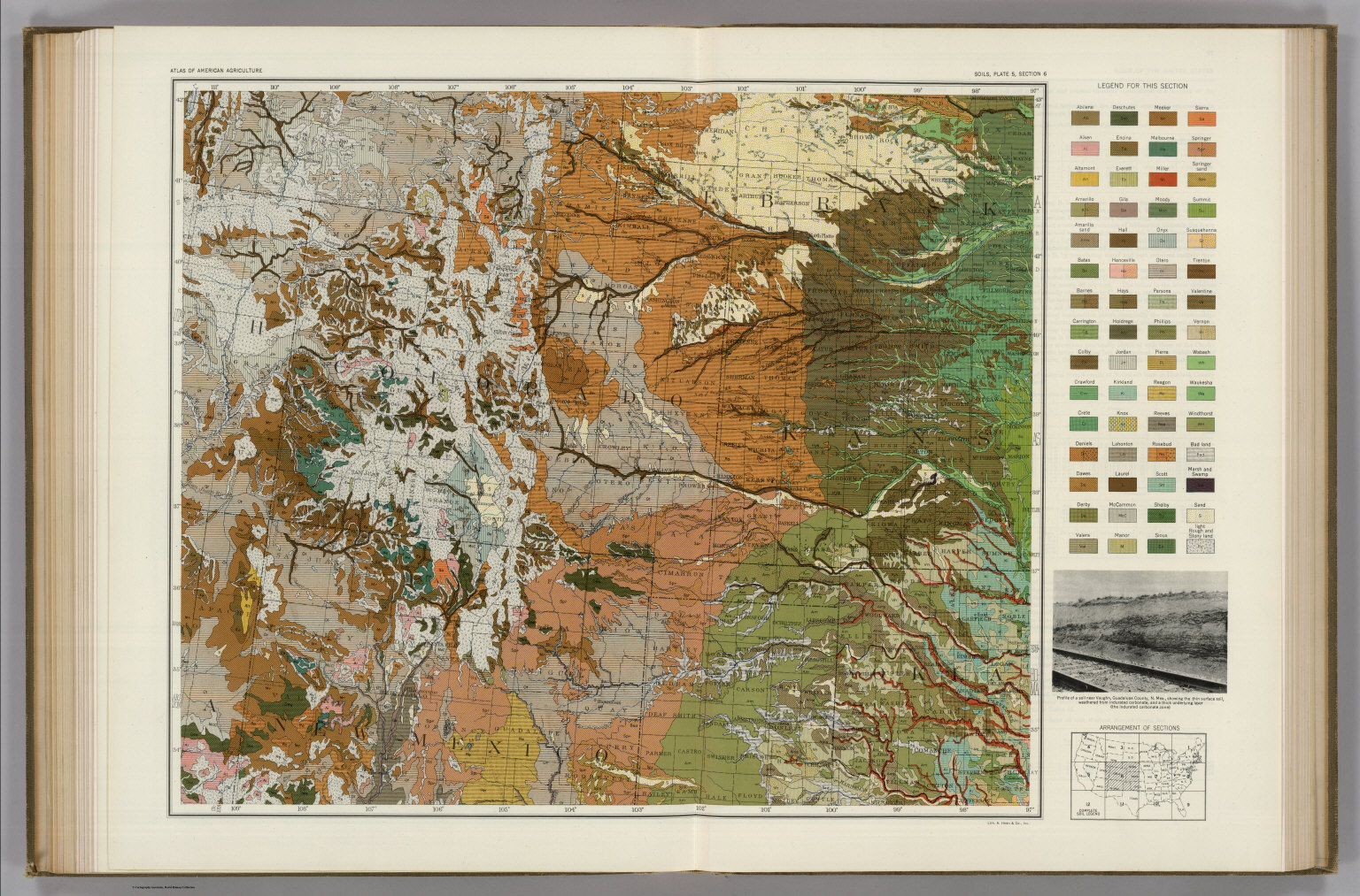Soil Map of the United States, Section 6. Atlas of American Agriculture