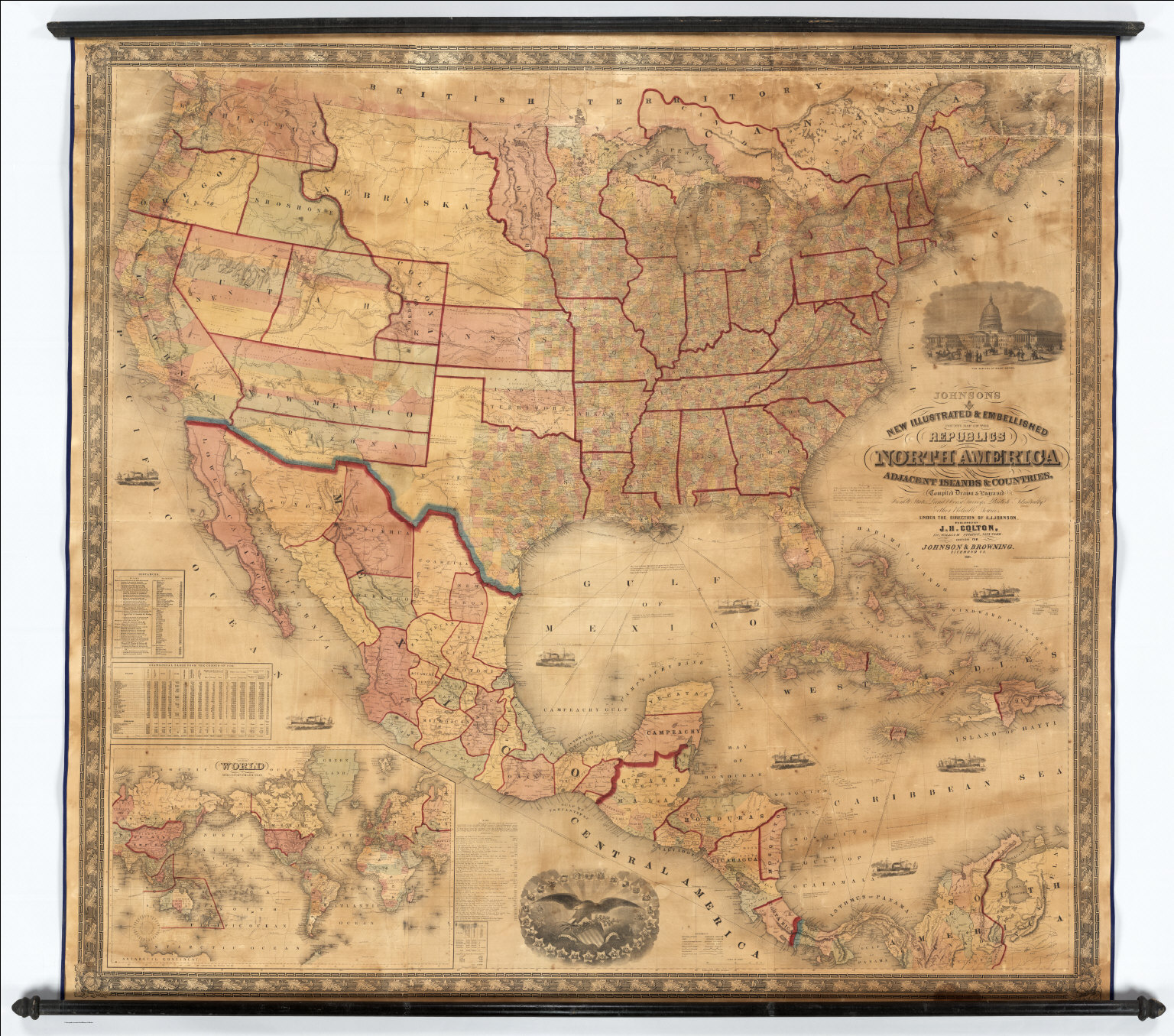 Republics Of North America - David Rumsey Historical Map Collection