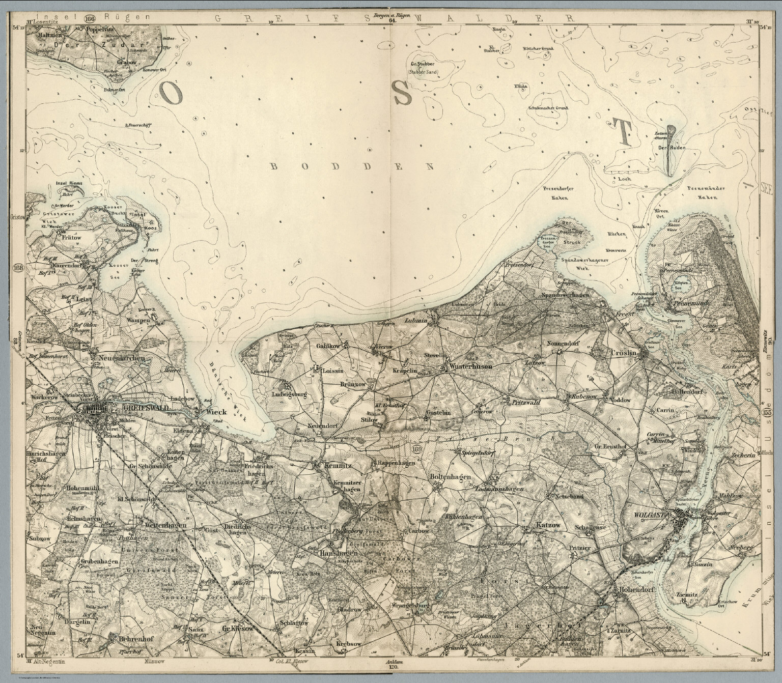 Composite: 89. Greifswald. (Germany) - David Rumsey Historical Map ...