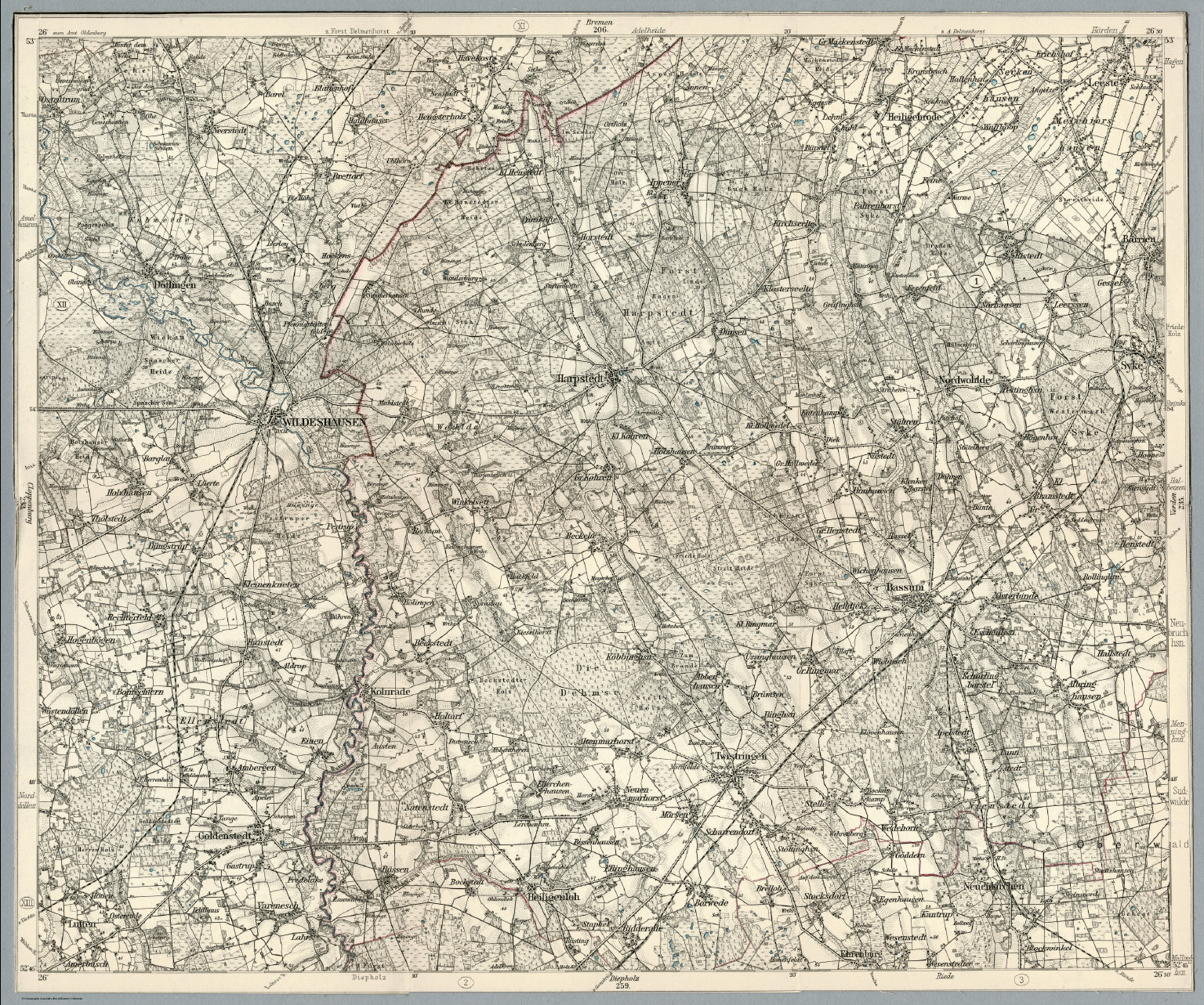 Composite: 234. Wildeshausen. - David Rumsey Historical Map Collection