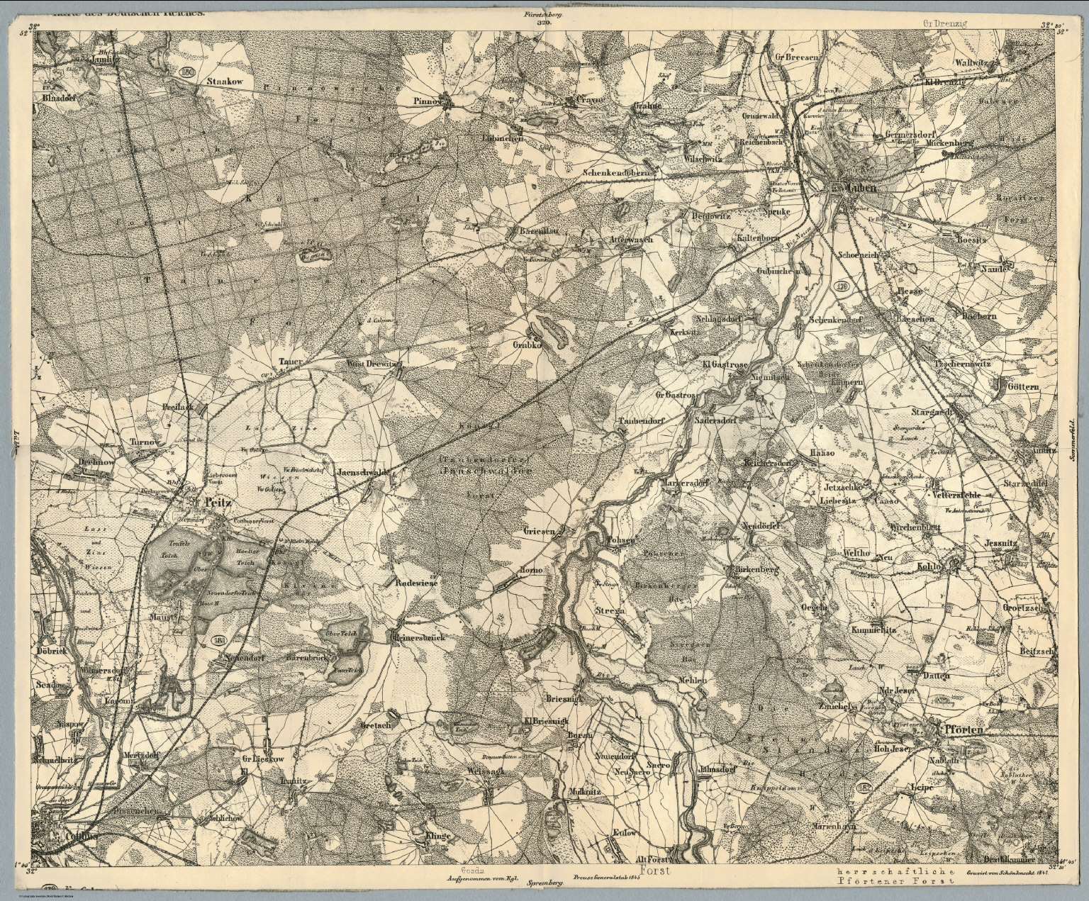 Composite: 344. Guben. - David Rumsey Historical Map Collection