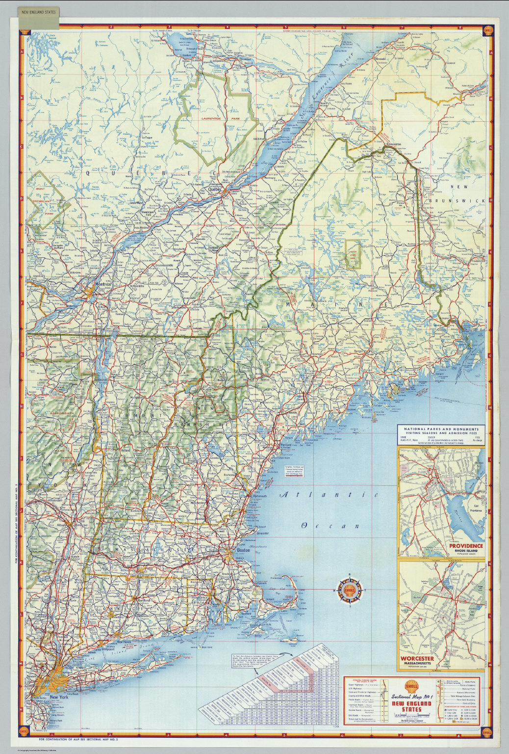 Show Me A Map Of New England