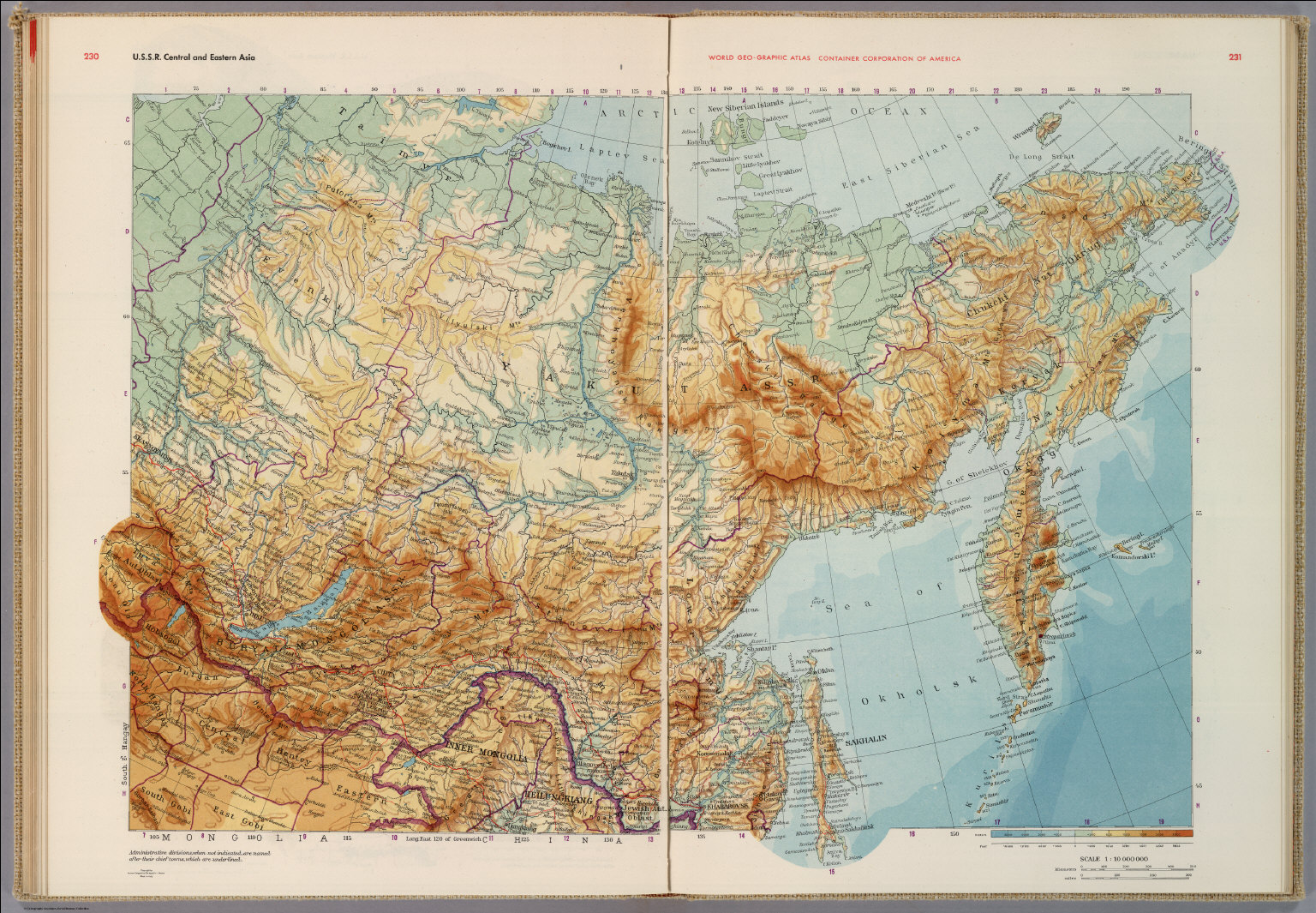 U.S.S.R. Central and Eastern Asia. - David Rumsey Historical Map Collection