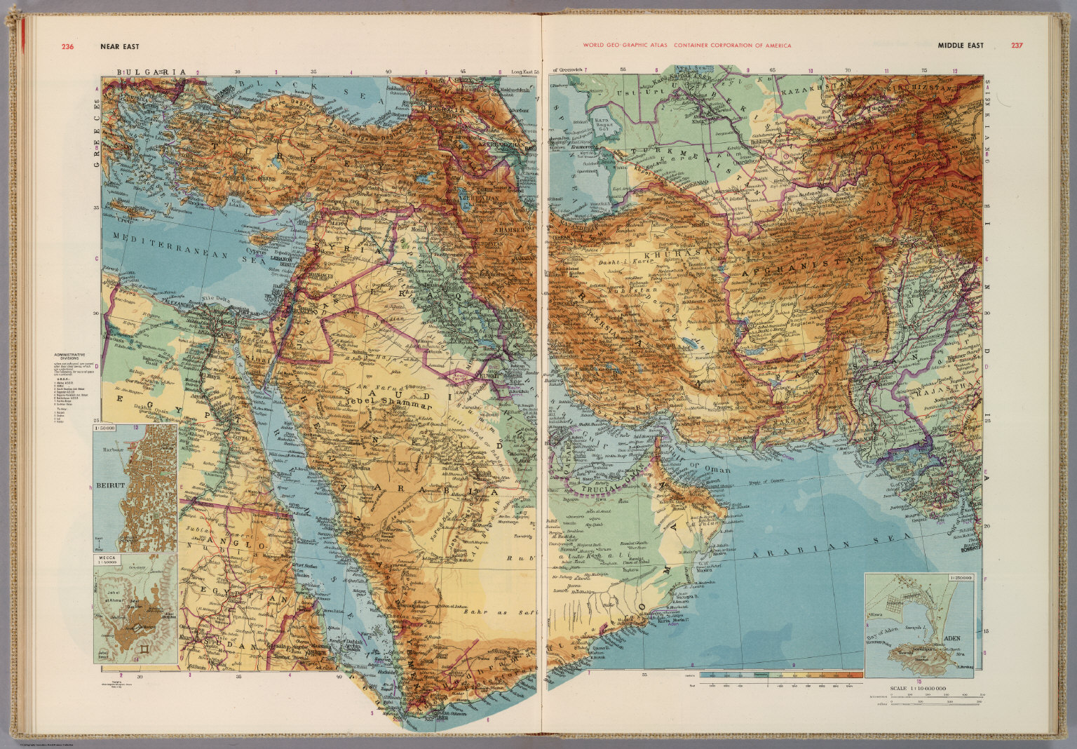 Near East Middle East David Rumsey Historical Map Collection