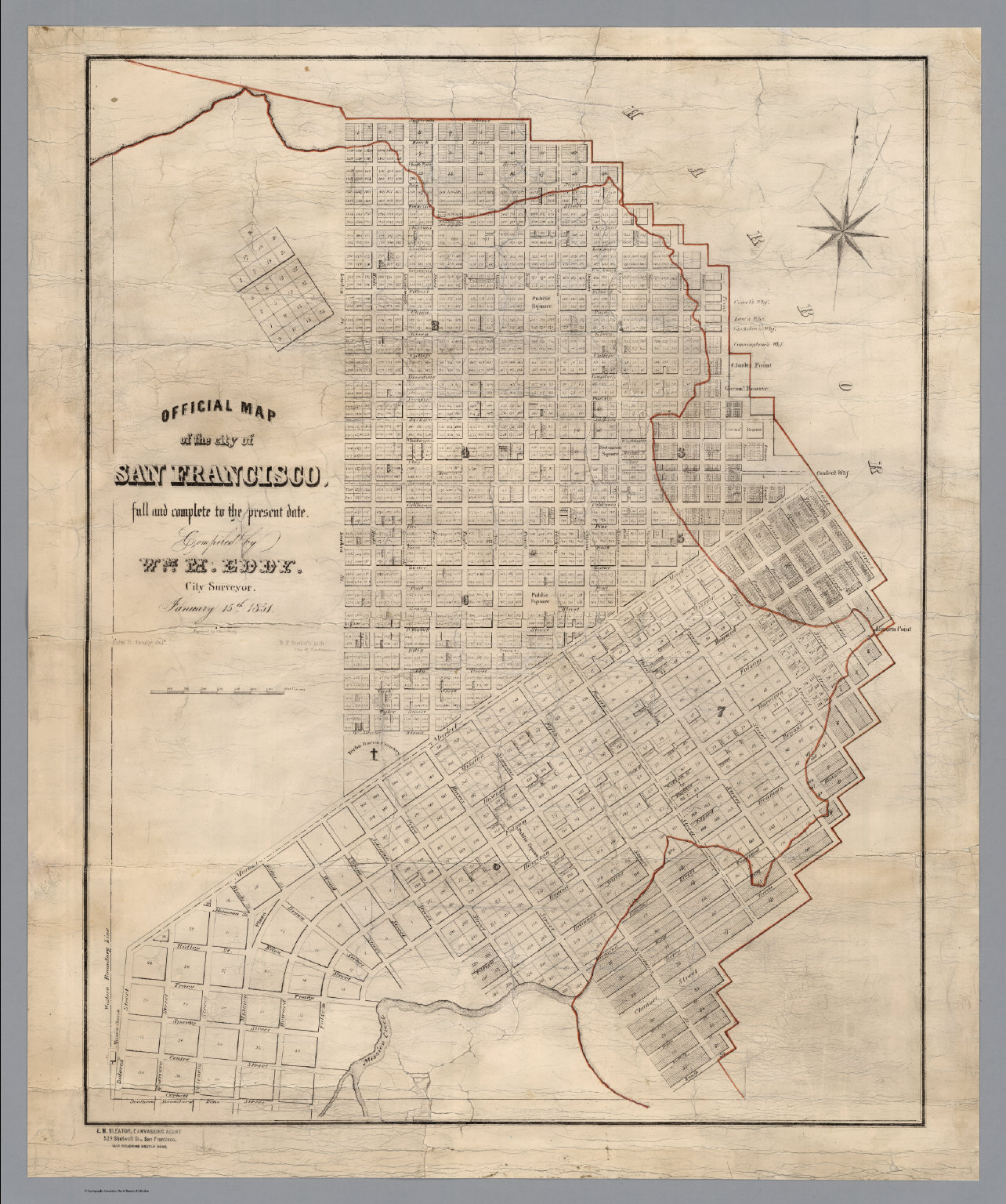 Official Map Of The City Of San Francisco - David Rumsey Historical Map ...