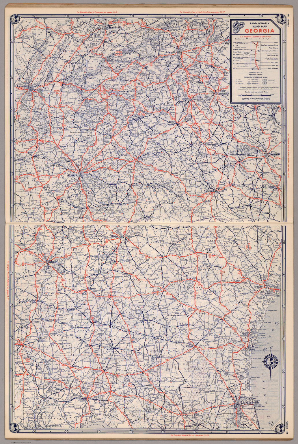 Road map of Georgia - David Rumsey Historical Map Collection