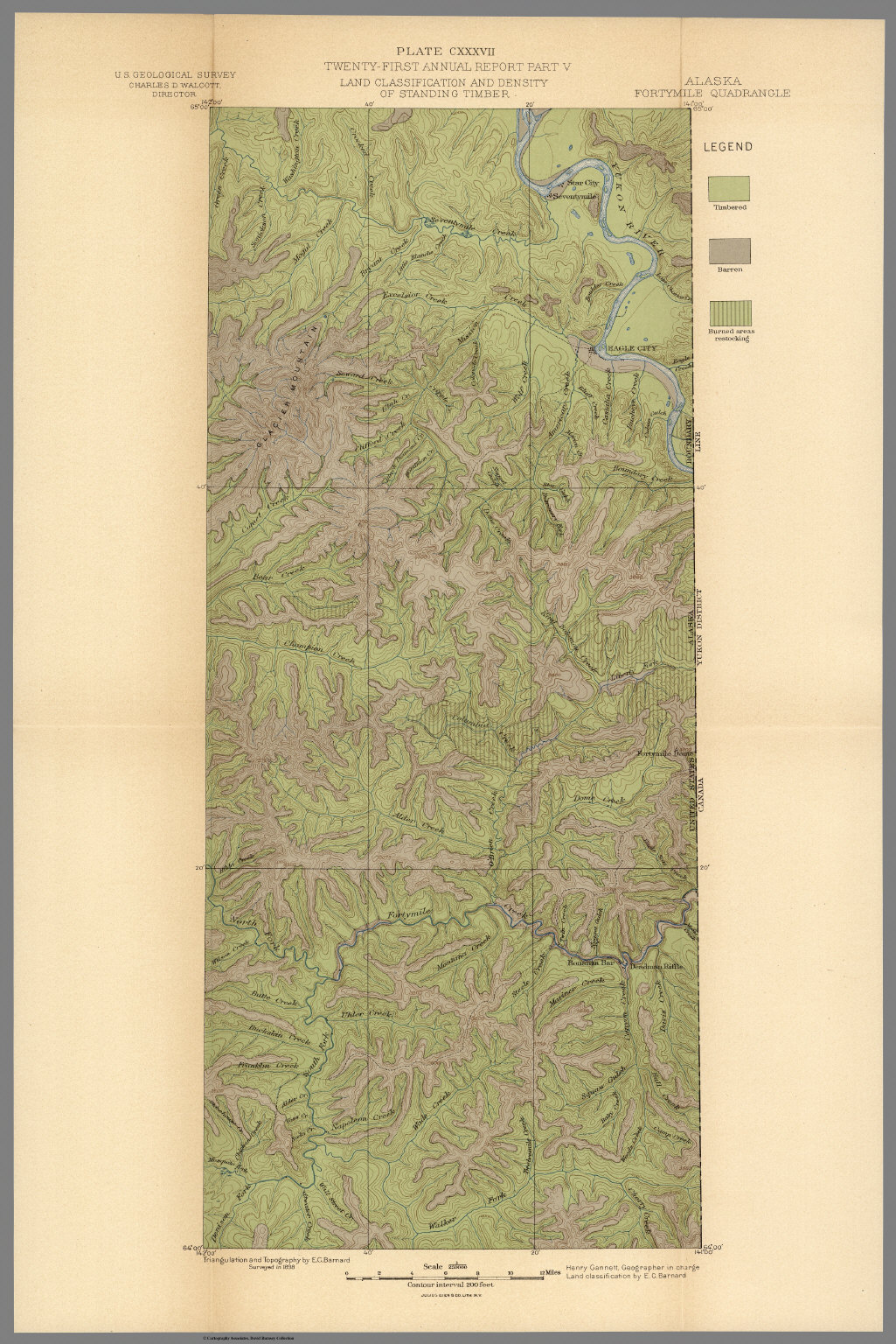 Plate CXXXVII. Fortymile Quadrangle, Alaska, Land Classification and