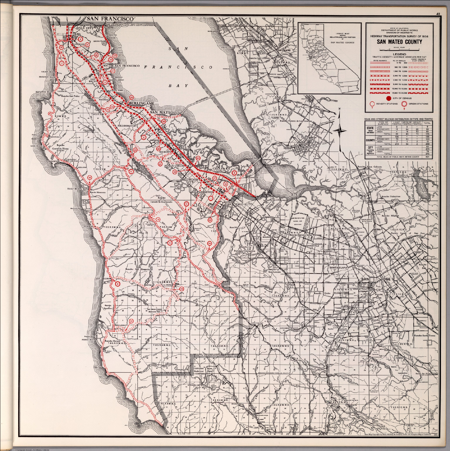 Map Of San Mateo County San Mateo County. - David Rumsey Historical Map Collection