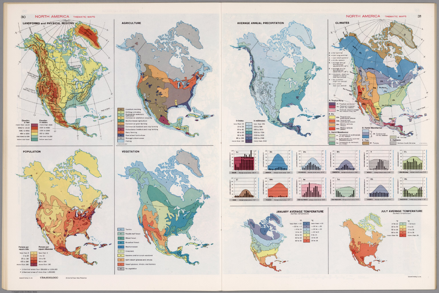 North America Thematic Maps David Rumsey Historical Map Collection 1624