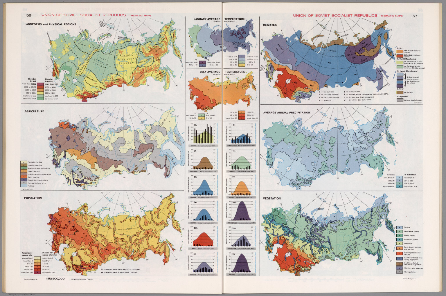 Union of Soviet Socialist Republics Thematic Maps. - David Rumsey ...