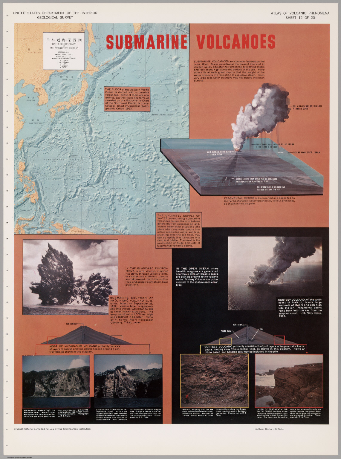 Submarine Volcanoes. David Rumsey Historical Map Collection