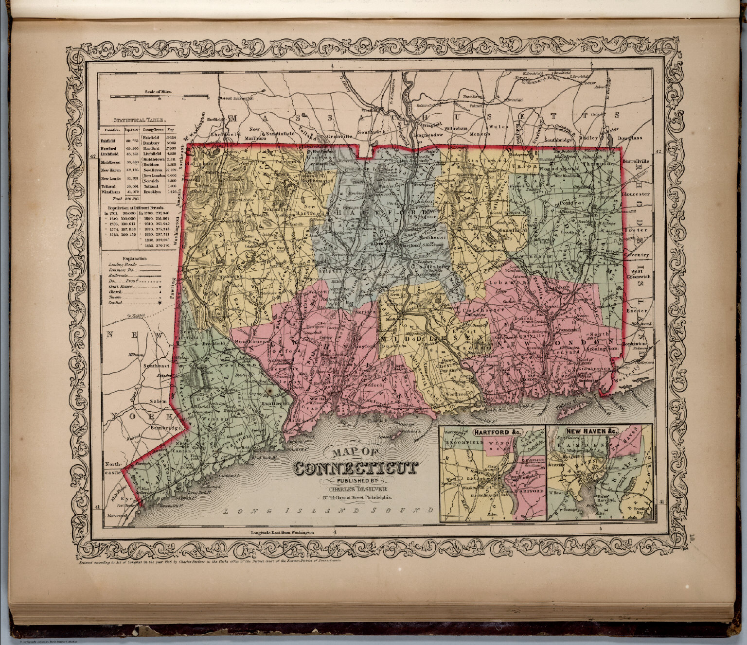 Connecticut David Rumsey Historical Map Collection