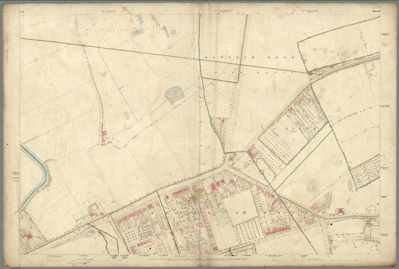 Sheet 6: Plan of York, 1852 - David Rumsey Historical Map Collection