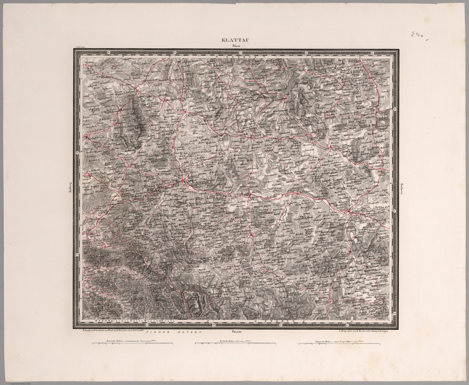 Klattau David Rumsey Historical Map Collection