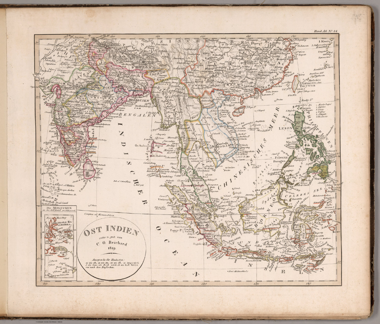Ost Indien 1819 David Rumsey Historical Map Collection