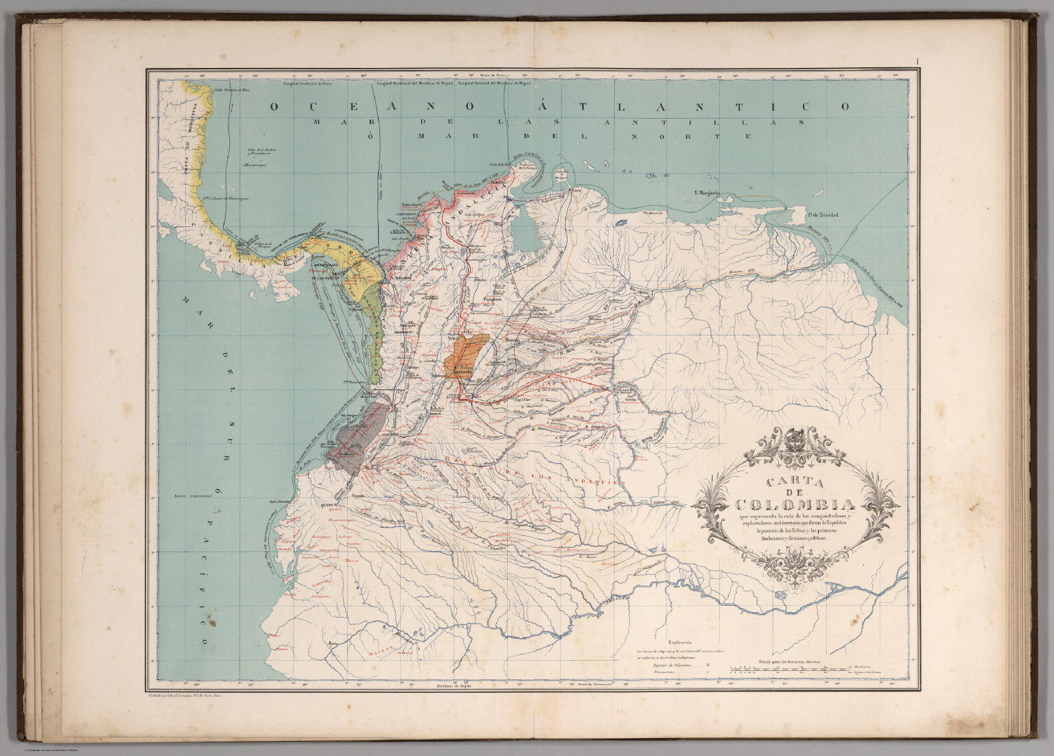 Carta de Colombia - David Rumsey Historical Map Collection