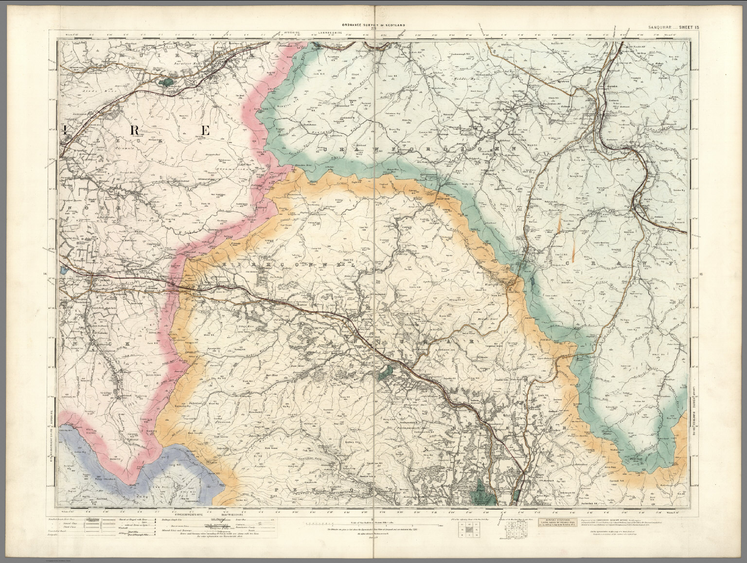 Volume 1: Sheet 15 - Sanquhar - David Rumsey Historical Map Collection