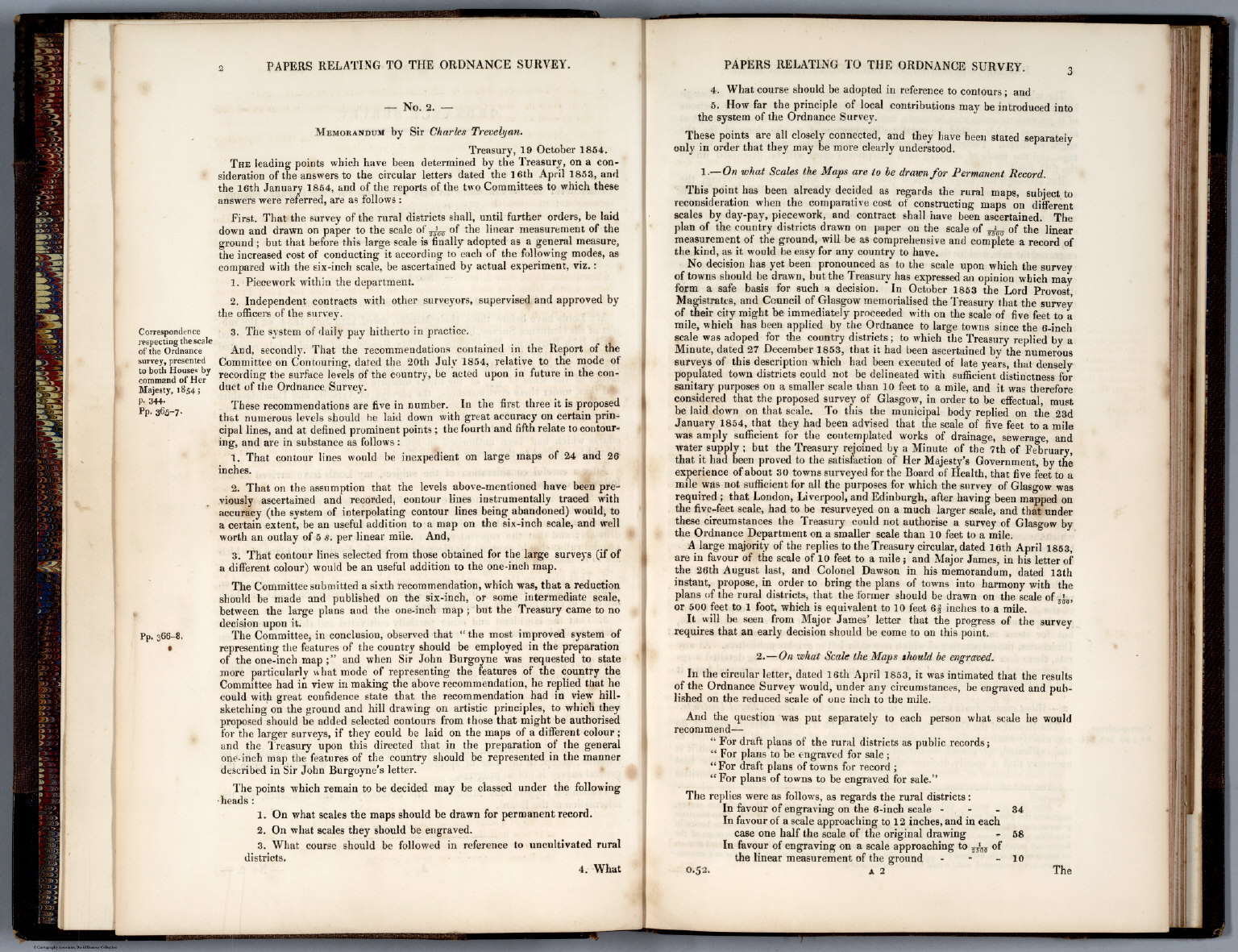 Text Page Continues Treasury Minute Dated May Papers Relating To Ordnance Survey