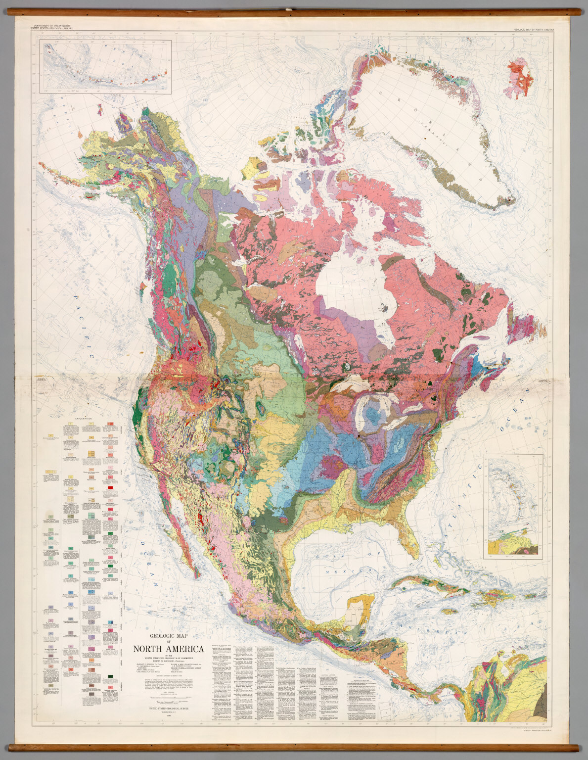 North America Geology David Rumsey Historical Map Collection