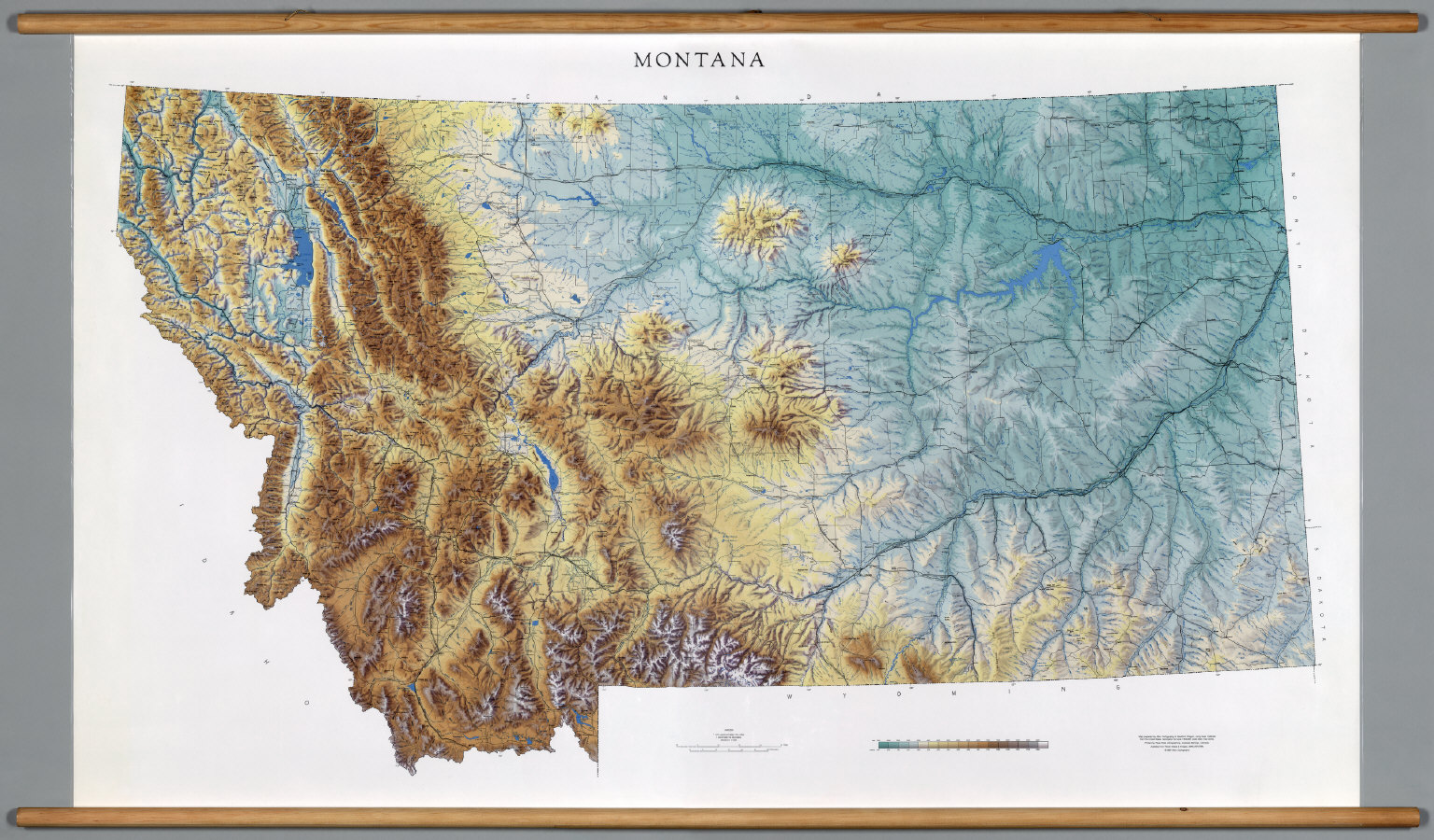 Montana Physical David Rumsey Historical Map Collection   7143000 