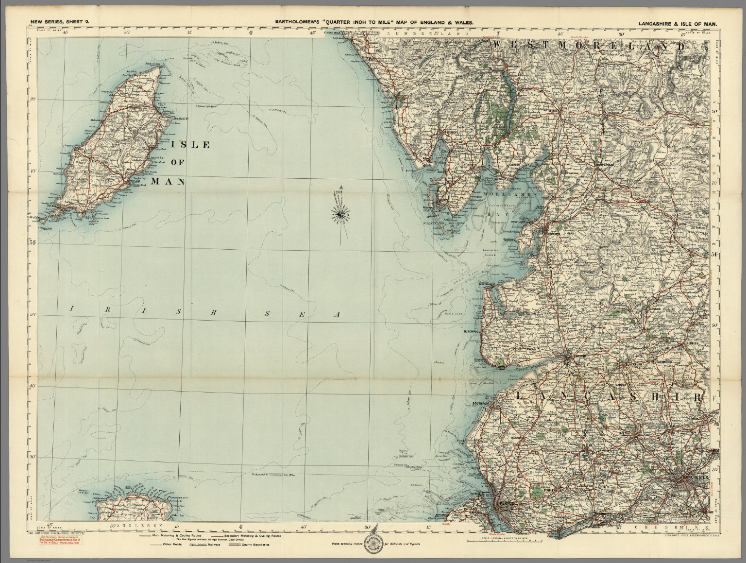 Sheet 2. Lancashire & Isle of Man. New Series. - David Rumsey ...