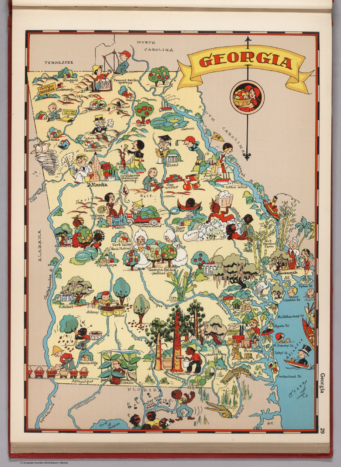 Georgia David Rumsey Historical Map Collection 3060