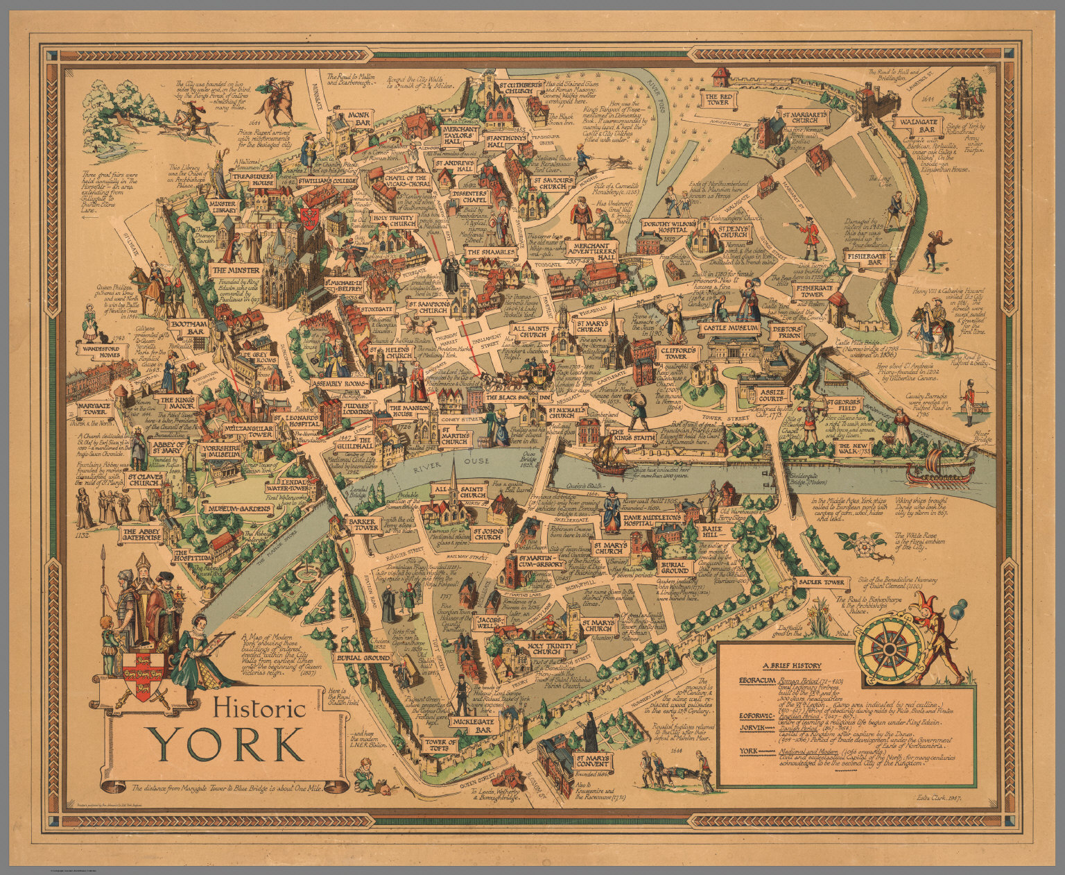 Old Maps Of York Historic York. - David Rumsey Historical Map Collection