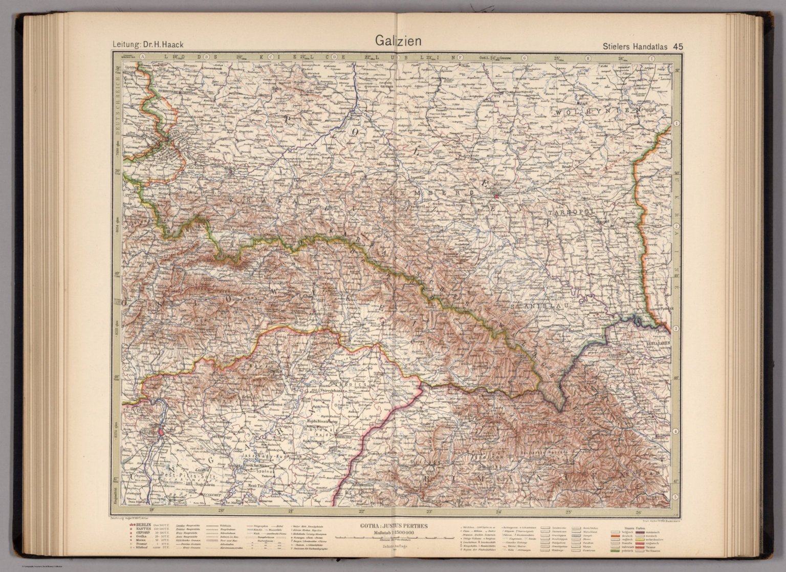 45. Galizien. Galicia. - David Rumsey Historical Map Collection