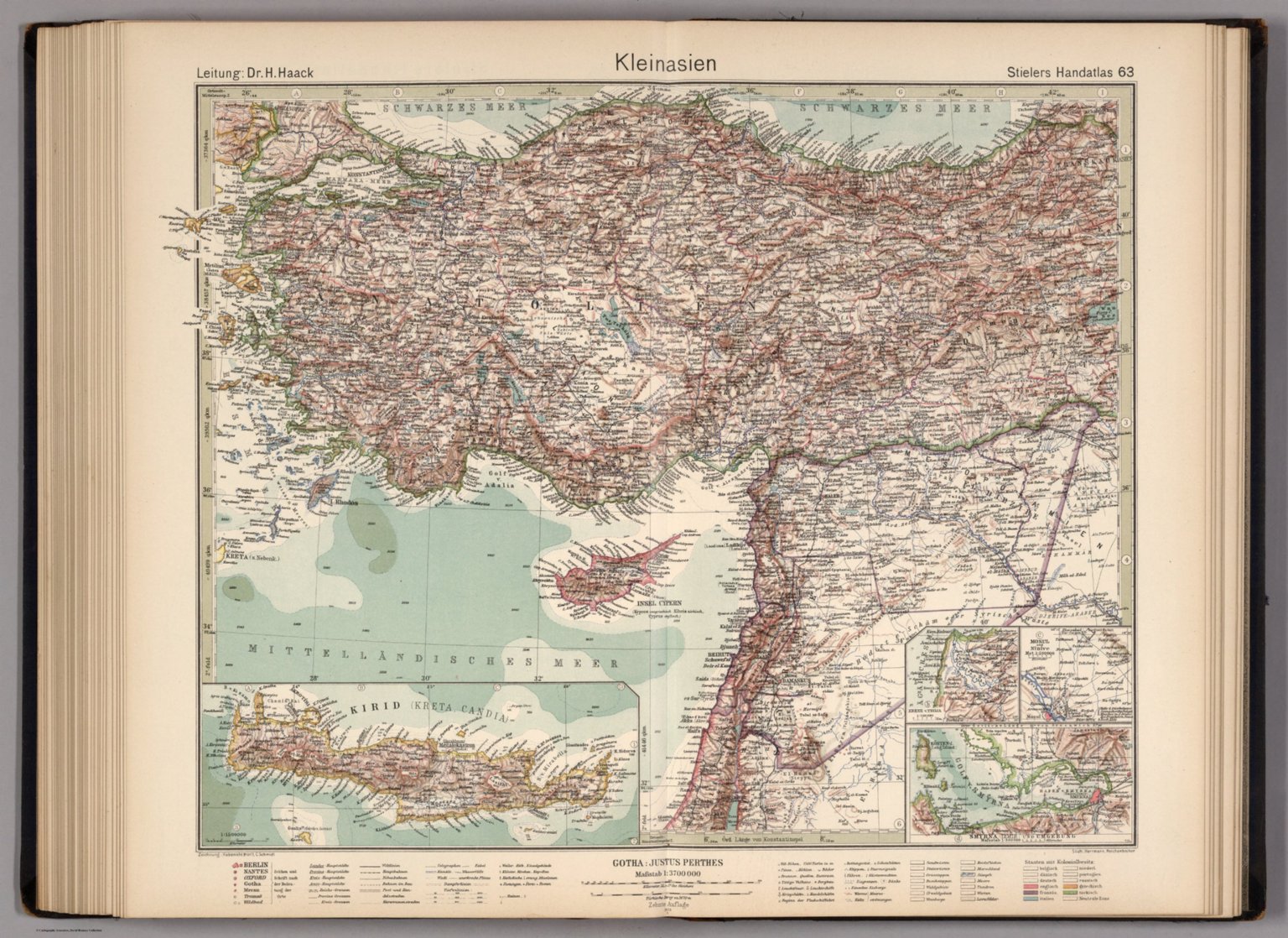 63. Kleinasien. Asia Minor. - David Rumsey Historical Map Collection