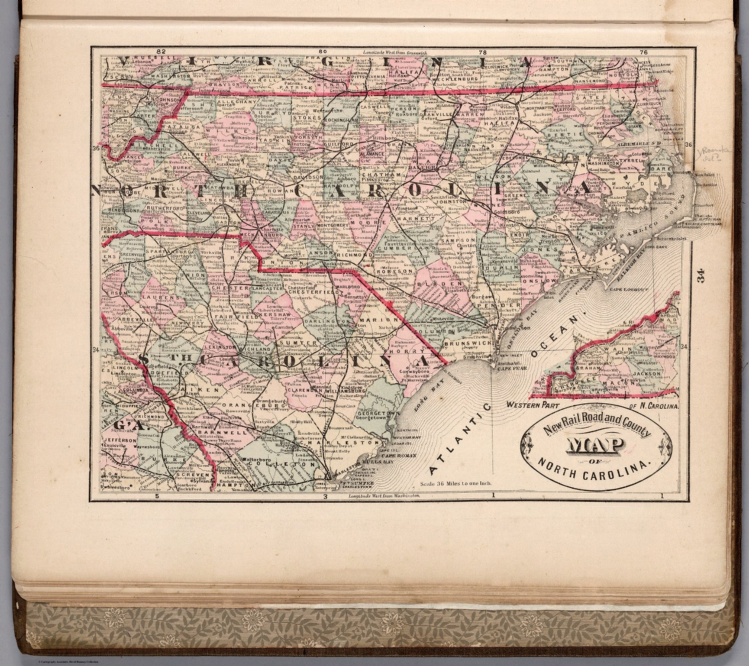 North Carolina. - David Rumsey Historical Map Collection