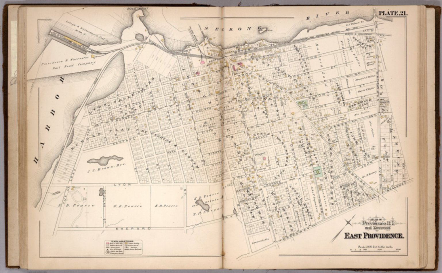 Plate 21. Atlas of Providence, R.I. and Environs, East Providence