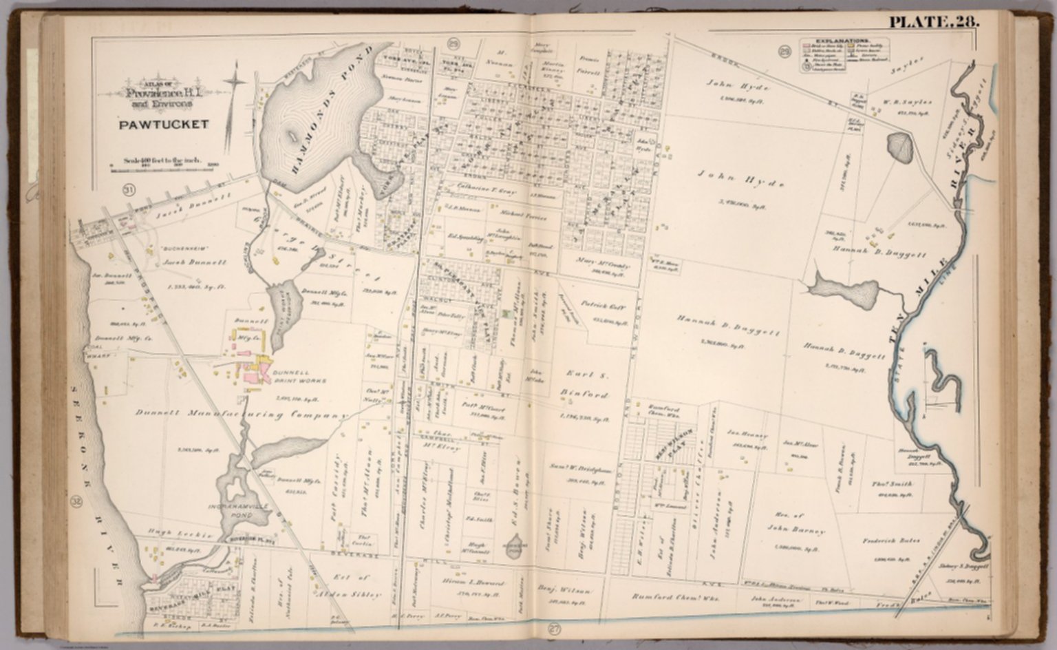 Plate 28. Atlas of Providence, R.I. Pawtucket. - David Rumsey ...