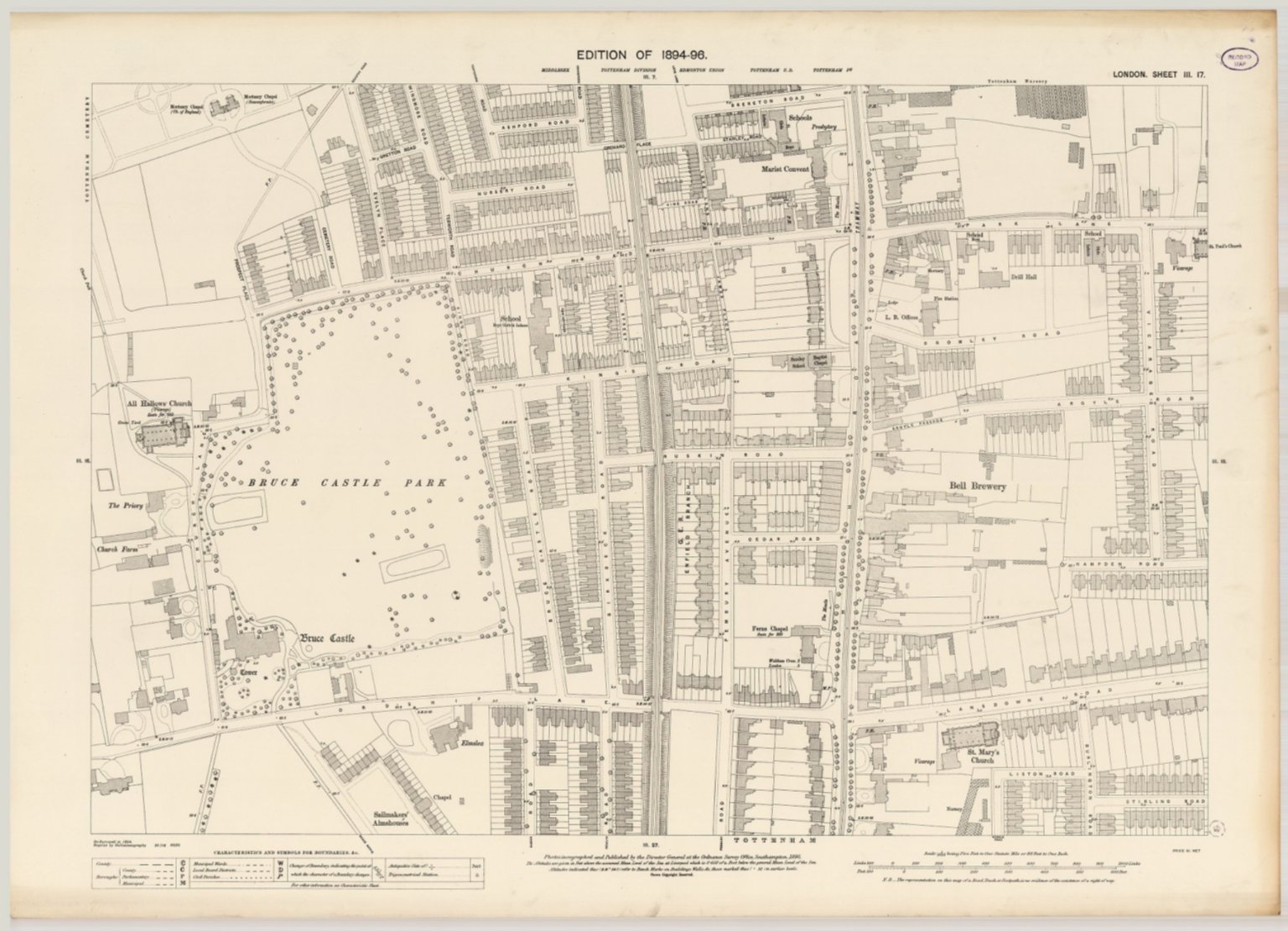 London Sheet III.17 David Rumsey Historical Map Collection