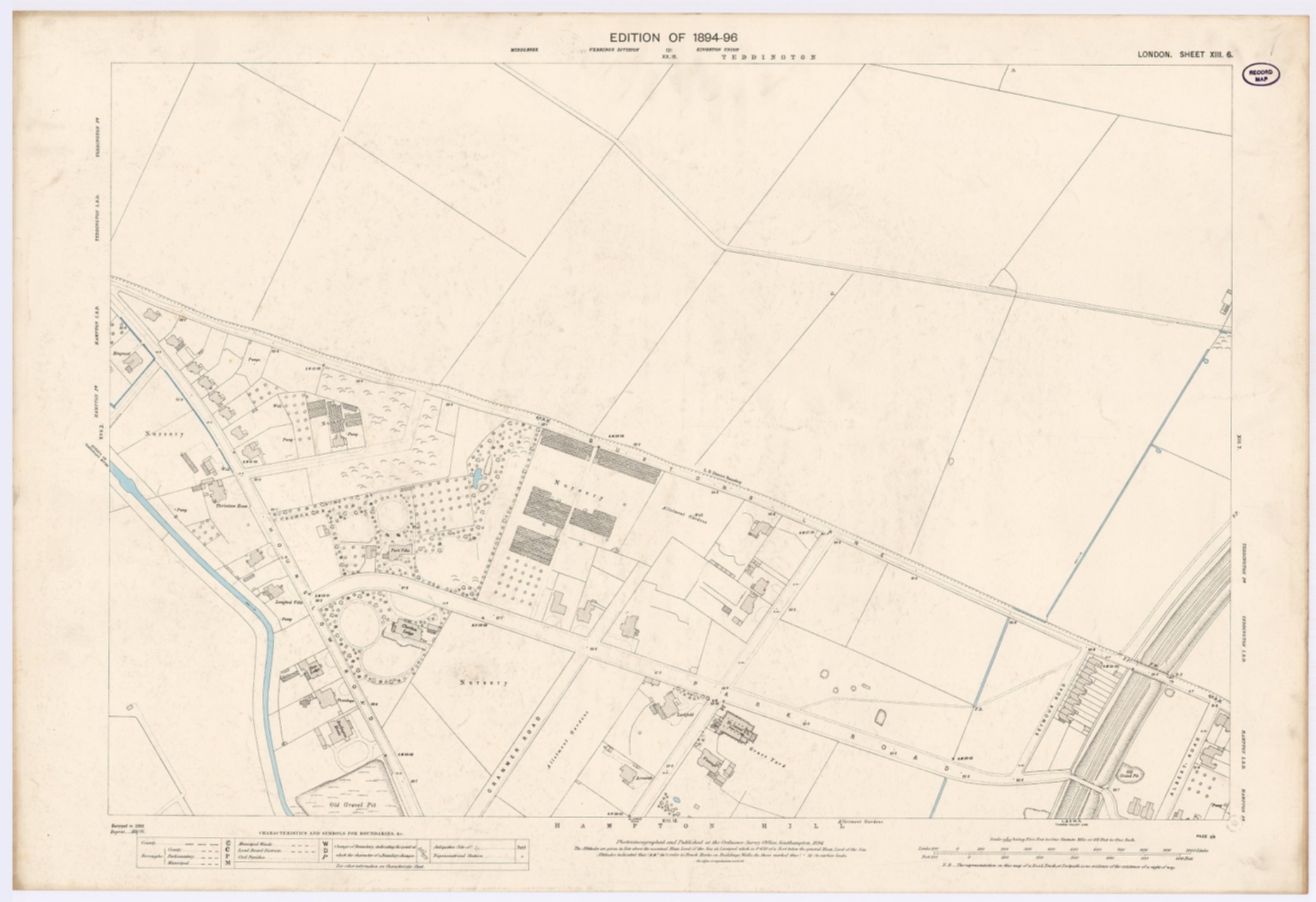 London Sheet XIII.6 David Rumsey Historical Map Collection