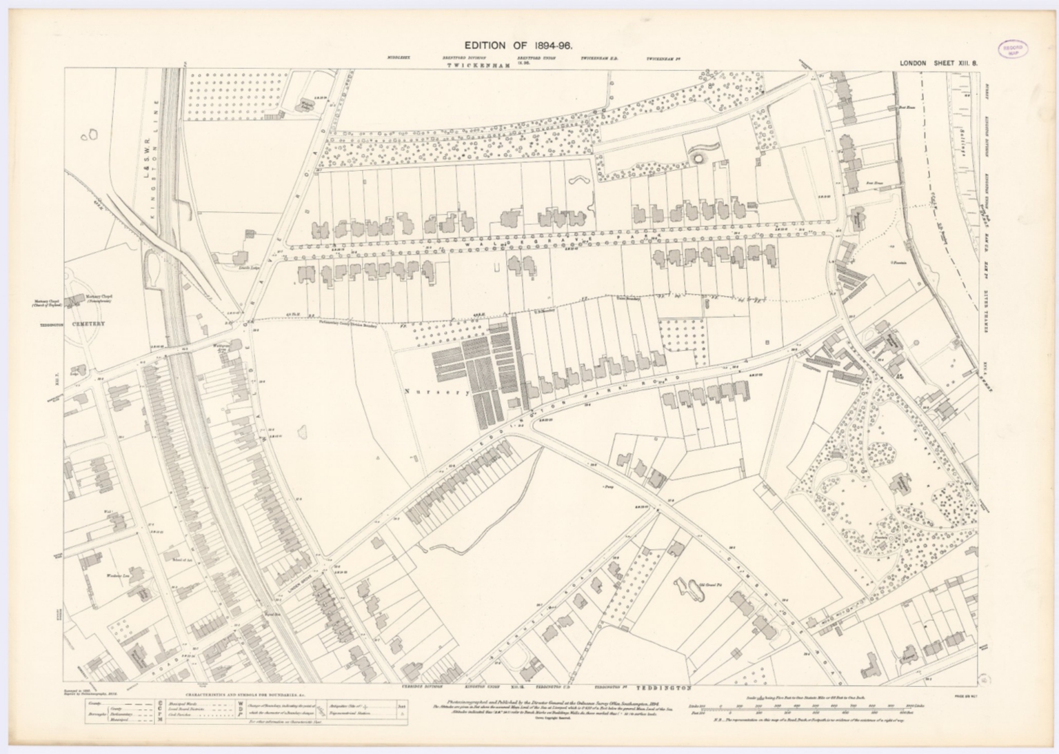 London Sheet XIII.8 David Rumsey Historical Map Collection