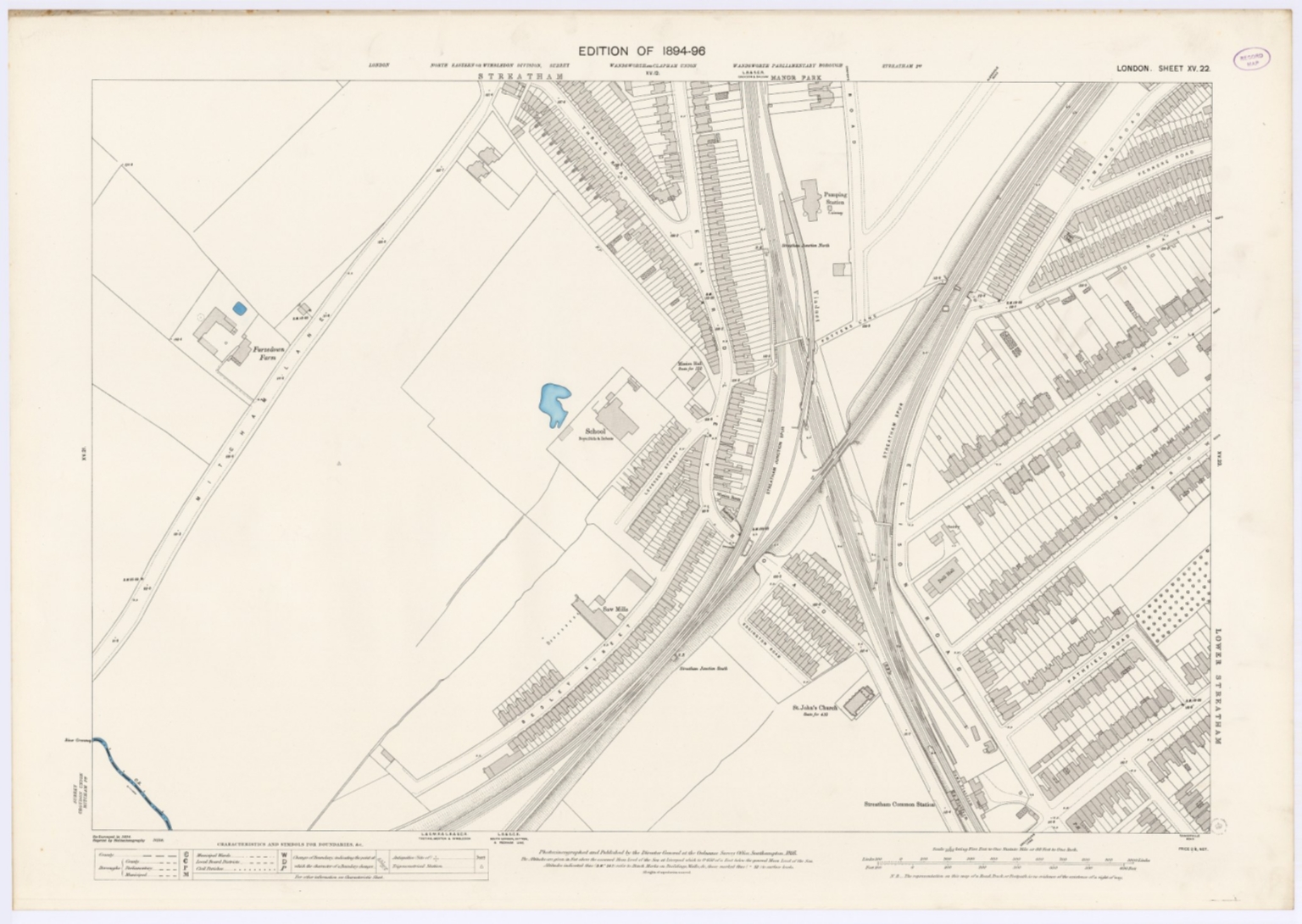 London Sheet XV.22 - David Rumsey Historical Map Collection