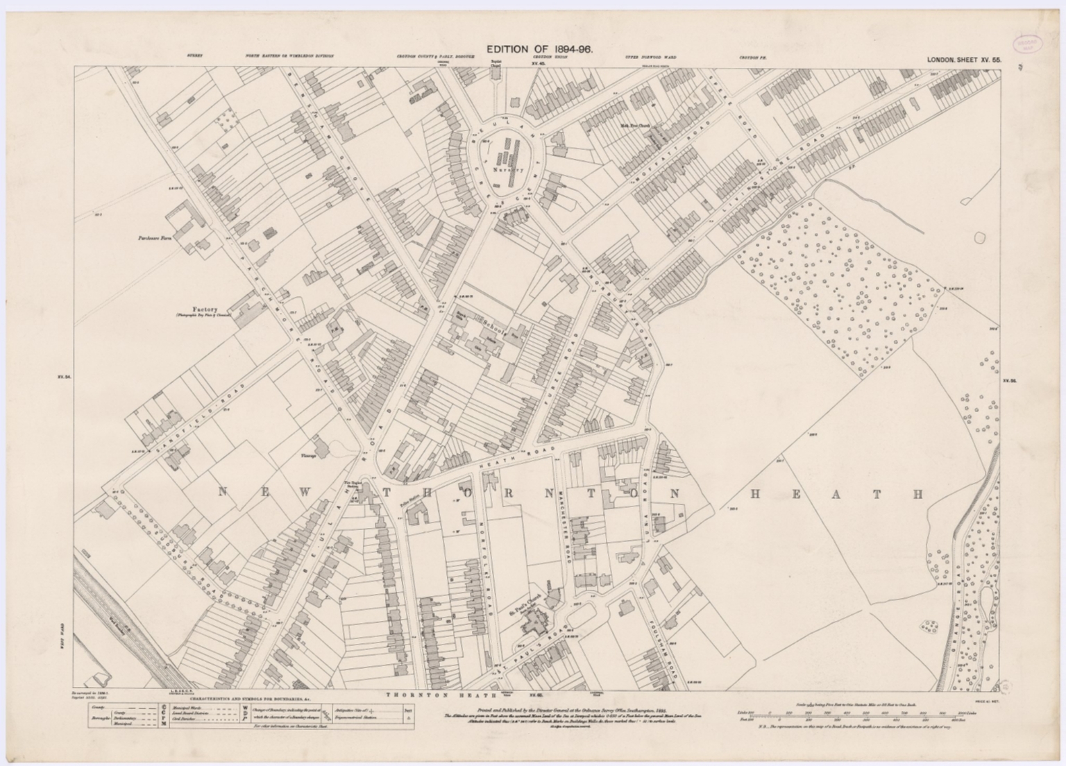 London Sheet XV.55 - David Rumsey Historical Map Collection