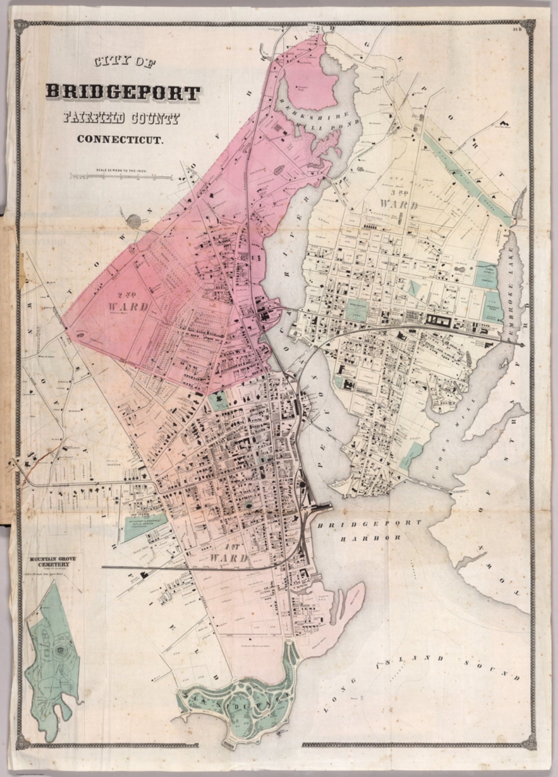 City of Bridgeport, Fairfield County, Connecticut. David Rumsey