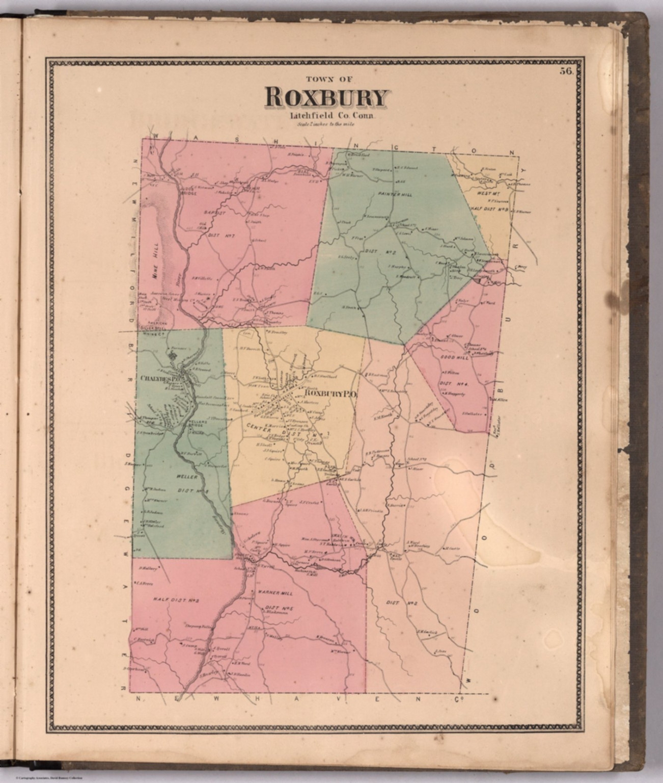 Town of Roxbury, Litchfield County, Connecticut. - David Rumsey 