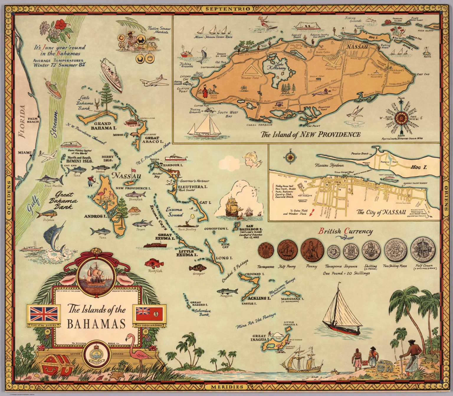 The Islands of the Bahamas. George Annand - David Rumsey Historical Map Collection