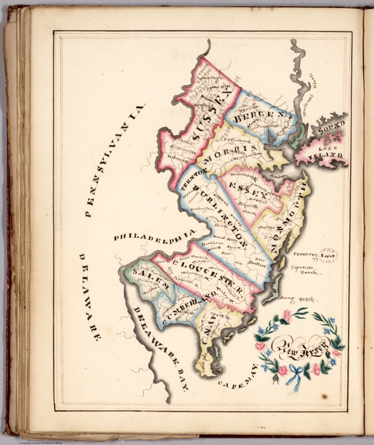 New jersey David Rumsey Historical Map Collection