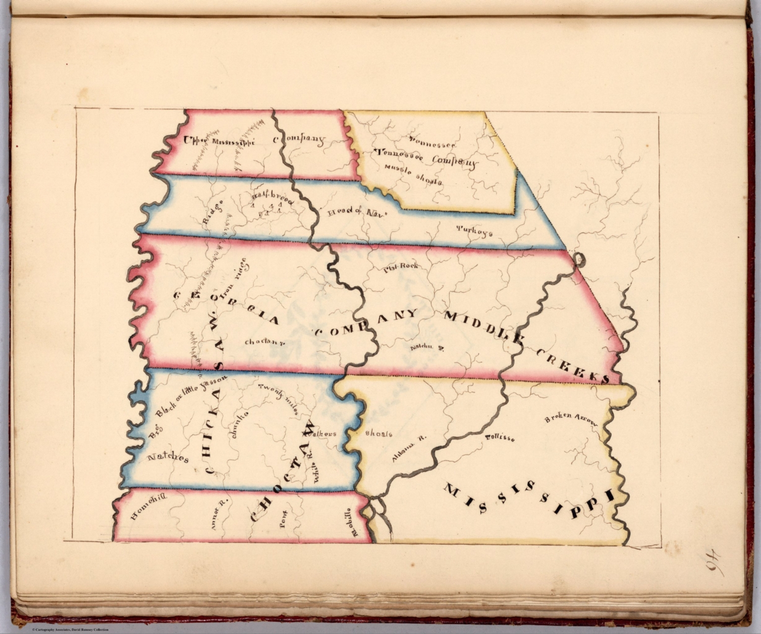 Mississippi Territory David Rumsey Historical Map Collection 8393