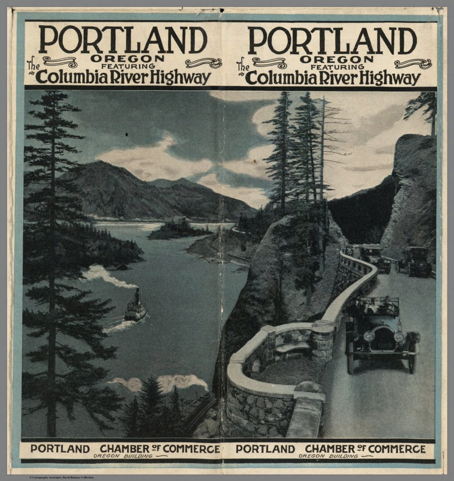 Covers Portland, Oregon Featuring Columbia River Highway. Portland