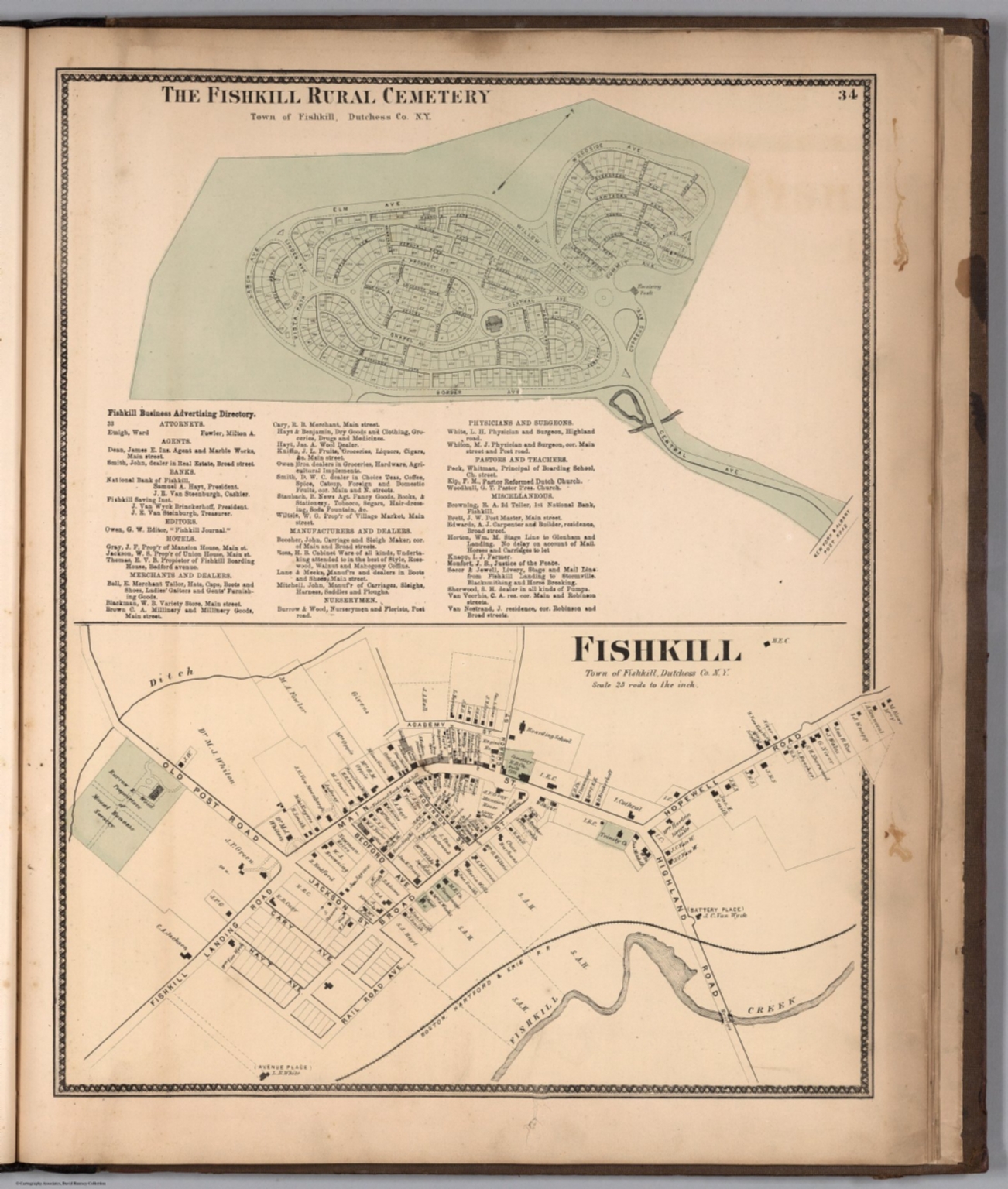 Fishkill Dutchess Co. N.Y. The Fishkill Rural Cemetery. David