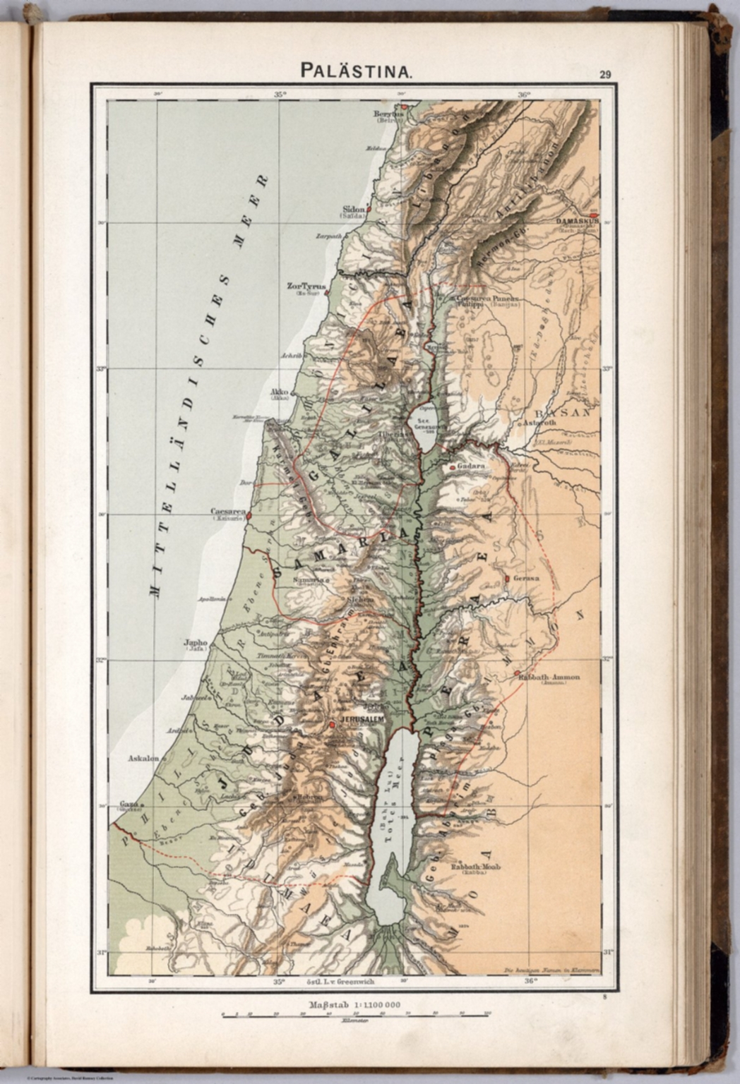 Palastina - David Rumsey Historical Map Collection